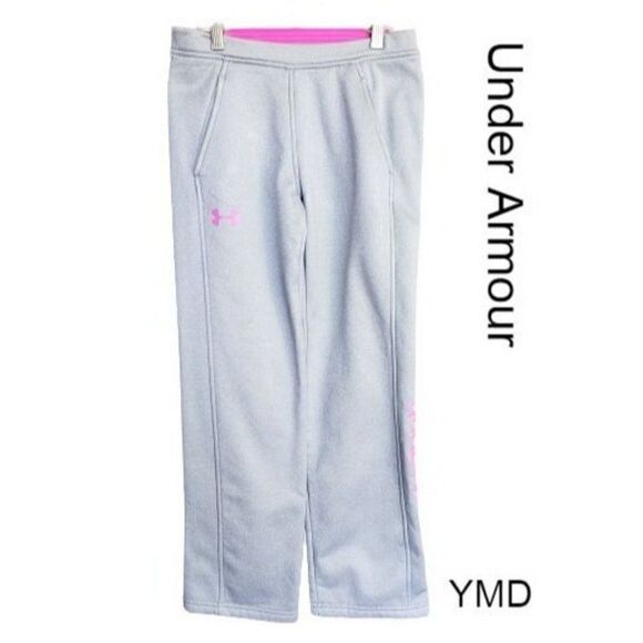 Under Armour Girls' UA Storm Fleece Sweatpants Athletic Pants Medium NWOT - Picture 1 of 8